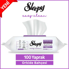 Sleepy Easy Clean Oberflächen-Reinigungstücher Orchideengarten, 100 Stück