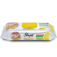 Sleepy Easy Clean Super Oberflächenreinigung Küchenpapier & Tuch mit Zitronenöl, 50 Blatt
