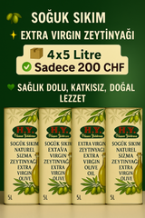 Olivenöl 4x 5 LT - Natürliche und Kaltgepresste