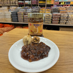 Yenigün Gold Serie Feigenmarmelade mit WALNUSSEN 400 g | 65 % Frucht | 10 % Walnüsse |Ohne Glukose & Zusatzstoffe