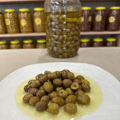 Olives cassées faites à la main de Muğla Milas - 3 kg, avec de l'huile d'olive naturelle