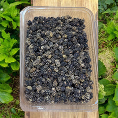 Getrocknete schwarze Maulbeeren 500g • Natürlich und Köstlich
