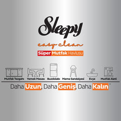 Sleepy Easy Clean Super Oberflächenreinigung Küchenpapier & Tuch mit Orangenöl, 50 Blatt
