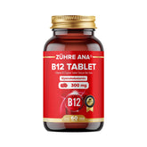 Zühre Ana Vitamin B12 Tabletten – Energie, Nerven & Immunsystem Unterstützung