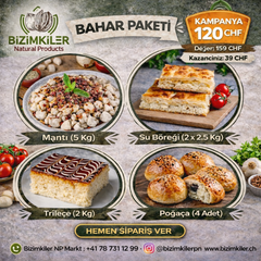Bahar Paketi – Mantı, Su Böreği, Trileçe ve Poğaça