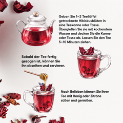 Hibiskustee 40g – Natürlicher Kräutertee aus Hibiskusblüten