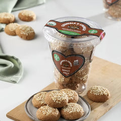 (Glutenfrei) • Kichererbsenmehl-Kekse 125g • im Becher