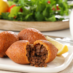 VEGAN KIBBEH - (NUR IM LADEN) - Gefüllte Bulgurklöße (10er Pack)