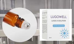 Gouttes d'iode Lugowell 2 % – avec pipette et embout roll-on