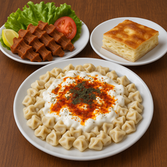 5 kg Mantı + 2x2,5kg Su Böreği + 1kg Çiğ köfte