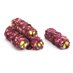 Fitil Lokum 400g • Antepfıstıklı, Narlı ve Gül Yaprağı kaplı