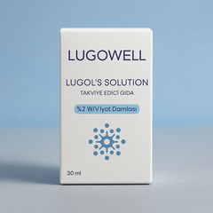 Gouttes d'iode Lugowell 2 % – avec pipette et embout roll-on