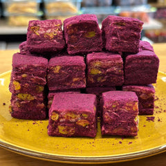 Loukoum à la mûre & à la pistache – 400 g