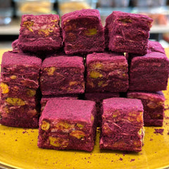 Loukoum à la mûre & à la pistache – 400 g