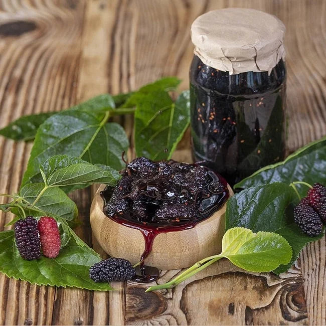Schwarze Maulbeermarmelade 420g - Hausgemacht und 100% Natürlich