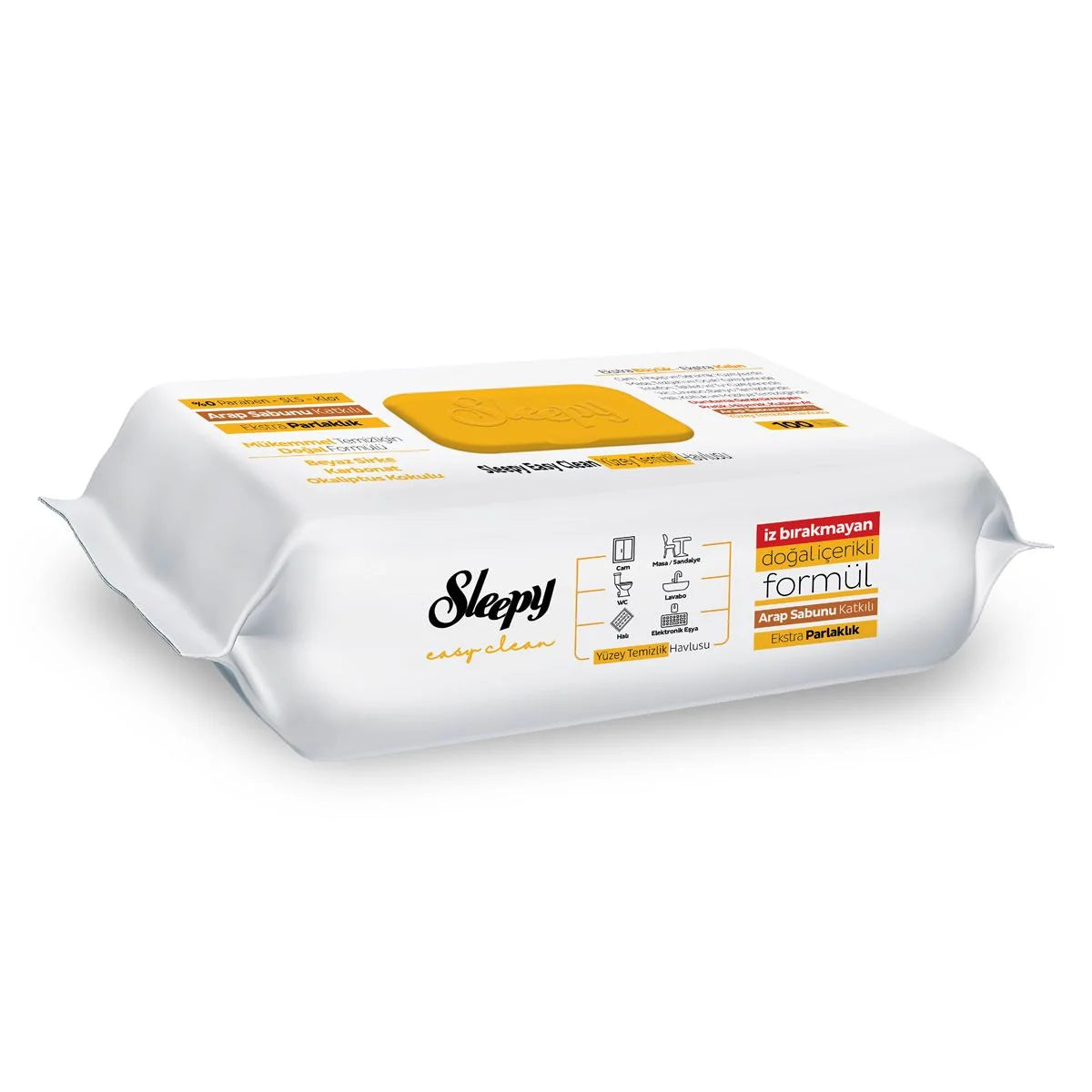 Sleepy Oberflächenreinigungstuch 100 Stück • Mit Schmierseife