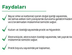 Sleepy Oberflächenreinigungstuch 100 Stück • Mit Weissseife