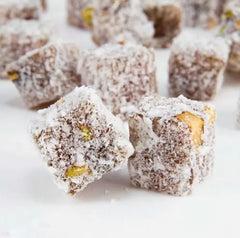 Doppelt Gerösteter Lokum mit Pistazien 400 gr