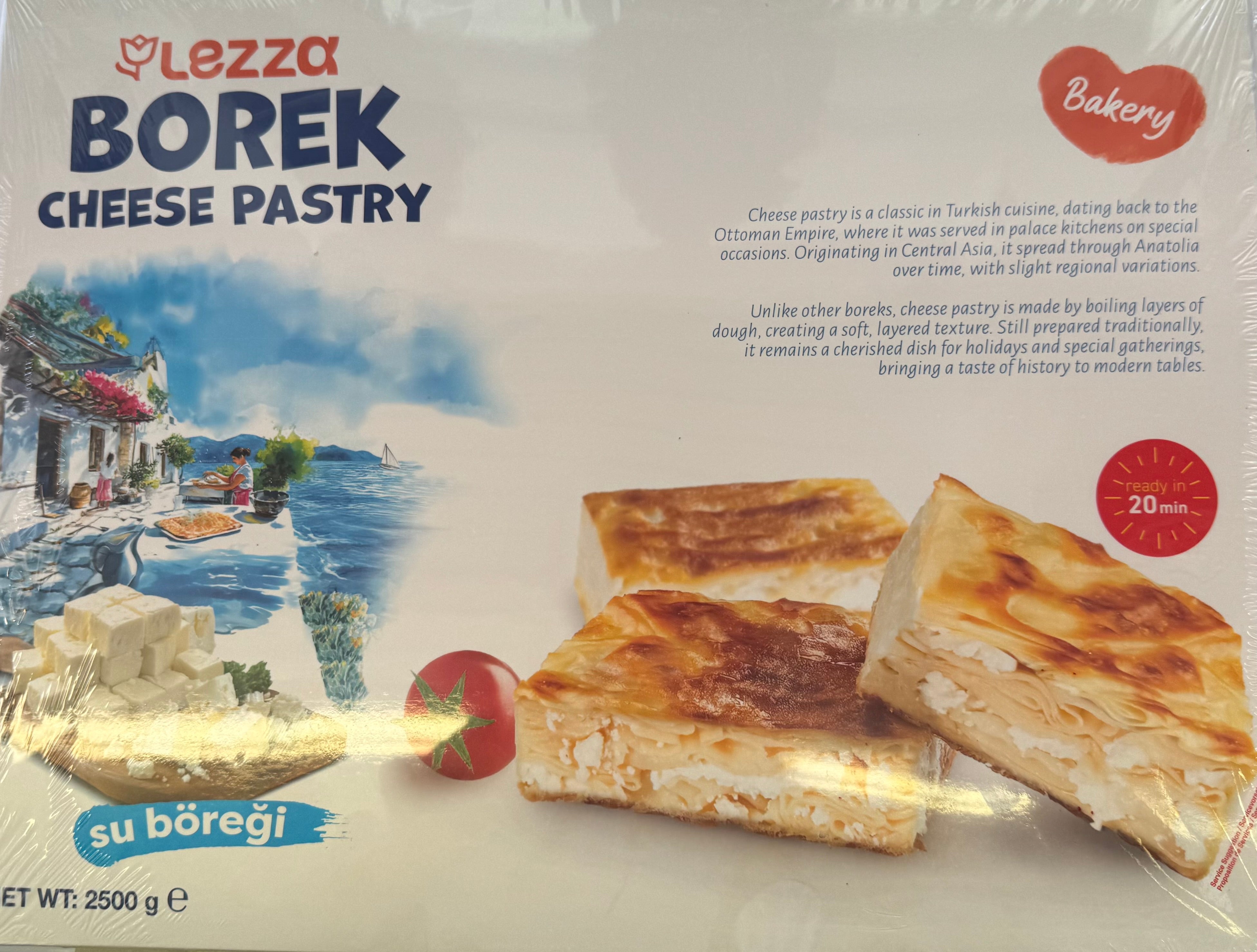Su Böreği 2.5kg • ❄️TK • traditionelle türkische Börek-Spezialität (in Scheiben geschnitten)
