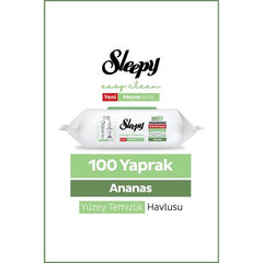 Lingettes nettoyantes multi-surfaces Sleepy Easy Clean parfum Ananas – 100 feuilles