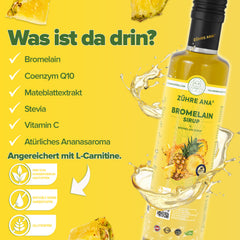 Zühre Ana Bromelainsirup–Stoffwechsel beschleunigen, Gewicht verlieren.