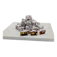 Granatapfel-Pistazien Duble Lokum mit Puderzucker 400 g