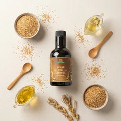 Huile de sésame – 100 % pressée à froid – 250 ml | Polyvalente, 100 % pure et naturelle