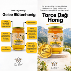 Toros Dağı Süzme Çiçek Balı 860 g – Doğal Yayla Balı