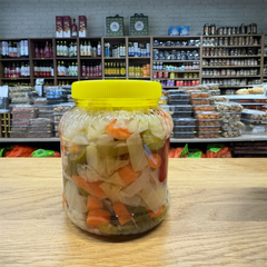 Yenigün Gemischtes Gemüse in Salzlake • 1,5 kg Brutto / 650 g Netto