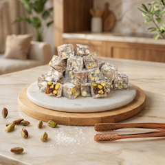 Antep Fıstıklı Çifte Kavrulmuş Lokum 400 gr