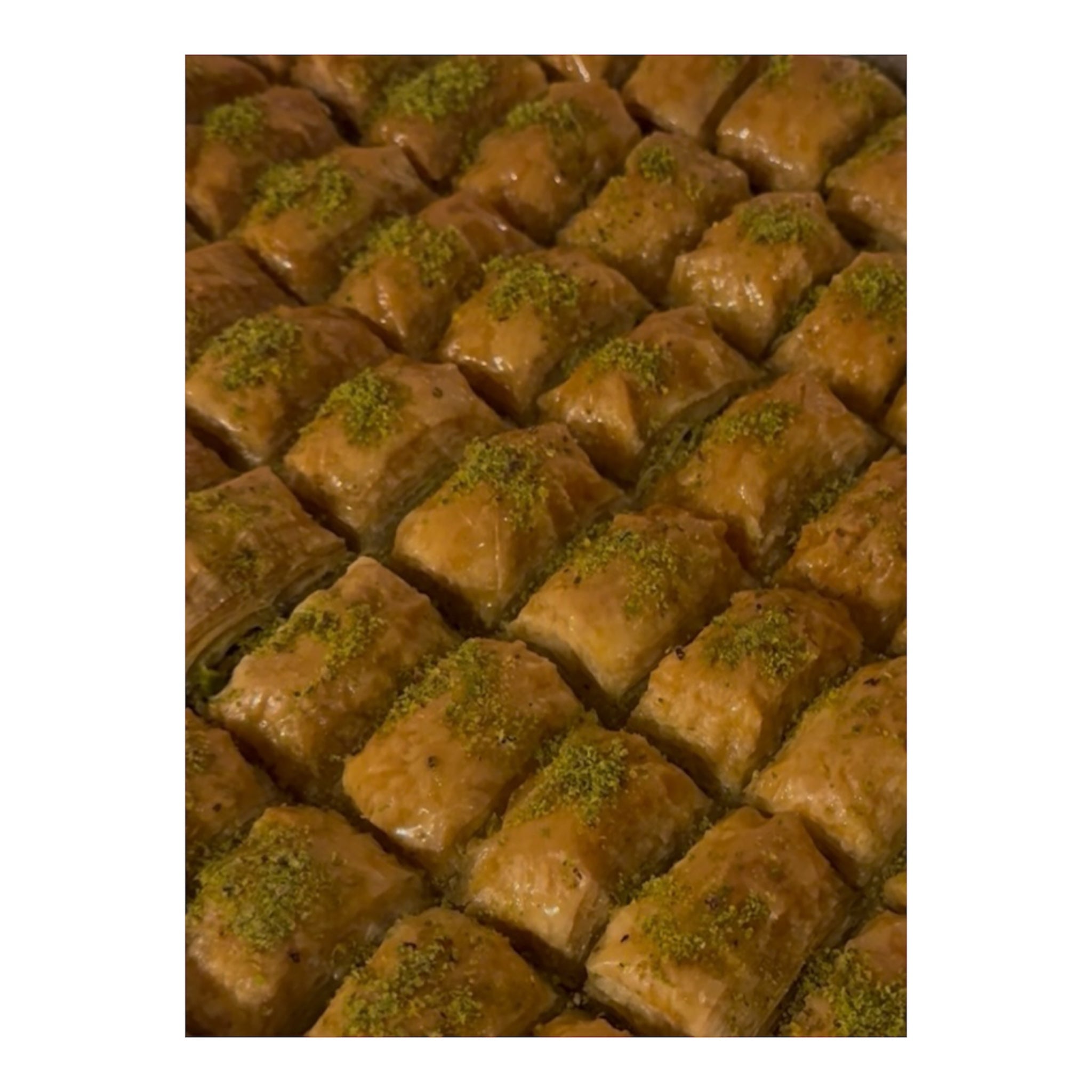 Pistazien Baklava 3kg – Bizimkiler Natural Products