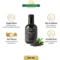 Siyah kimyon tohumu yağı – %100 soğuk preslenmiş – 250 ml | %100 saf ve doğal