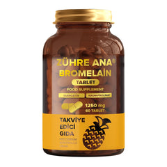 Zühre Ana Bromelain-Kapseln – 1250 mg, 60 Kapseln – Natürlicher Ananasextrakt