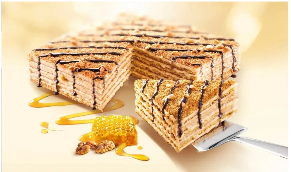 Honig und Walnuss Torte 800g - Marlenka aus der Armenischen Küche